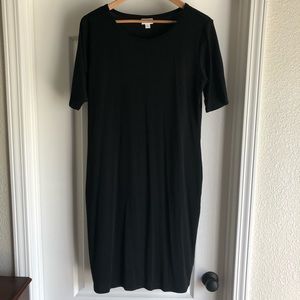 Solid Black Julia Dress